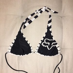 Women’s FOX tie bikini top. Size xs